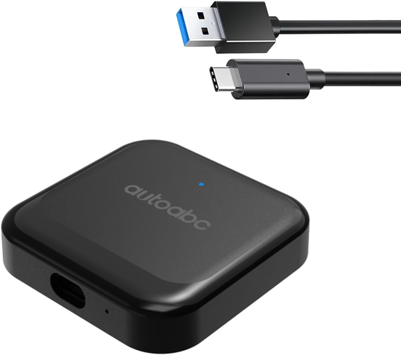 Abc Adapter Android Phone Carplay Wireless Adapter, Dongle with CarPlay/Android Auto Plug and ...
