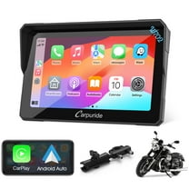 Carpuride Carplay & Android Auto，IP67 Smart Screen for  Motorcycle Stereo, Light Sensor（702） ﻿