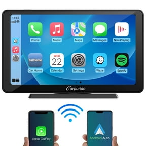 Carpuride Wireless Car Stereo for Apple Carplay 7" Portable Touch Screen Android Auto for Car C3