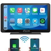 Carpuride Wireless Car Stereo for Apple Carplay 7" Portable Touch Screen Android Auto for Car C3