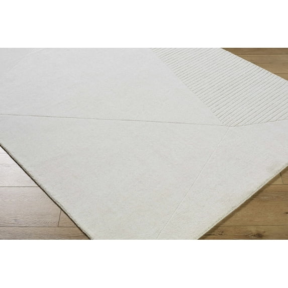 BoutiqueRugs Carpus Traditional Area Rug - Ivory, Light Gray, Pearl - 5' x 7'6"