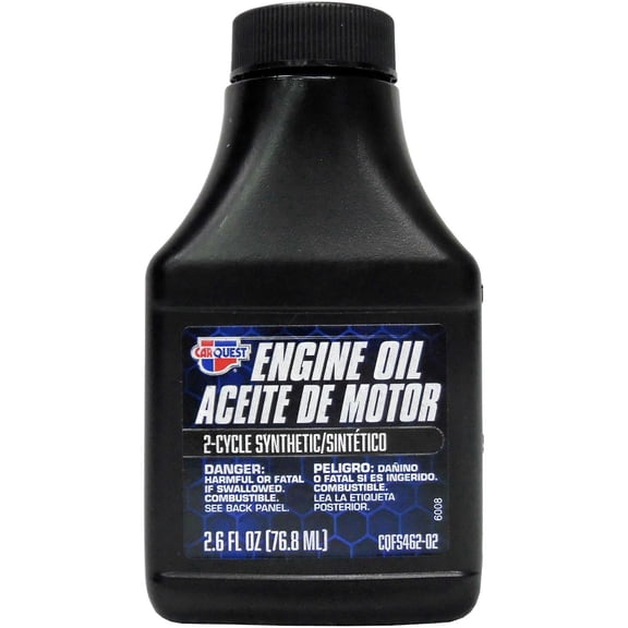 Carquest Oil & Fluids CARQUEST Full Synthetic 2-Cycle Oil - Meets Requirements of JASO FB, 2.6 oz bottle, sold by each