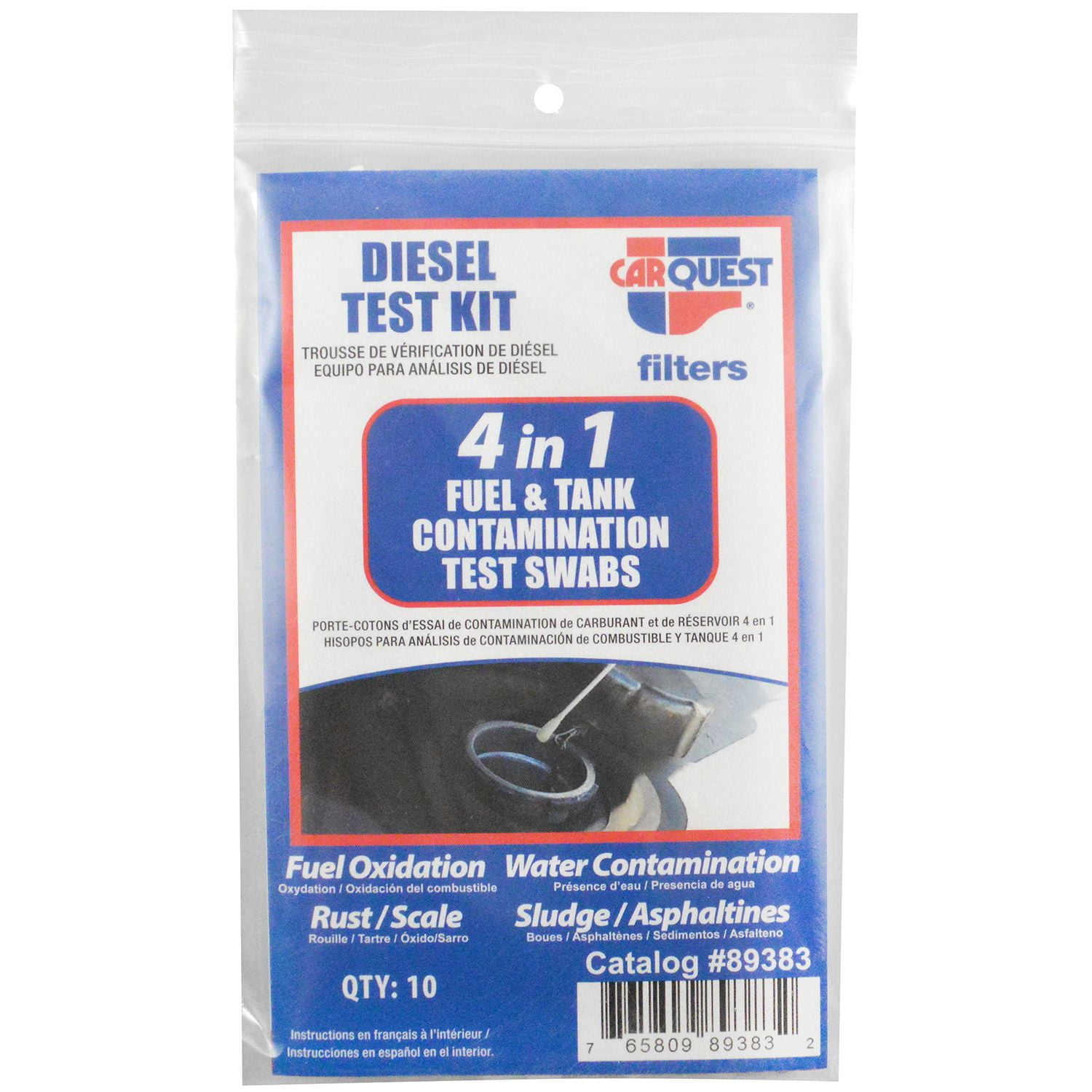 Carquest Premium Fuel Analysis Kit 4in1 Fuel & Tank Contamination