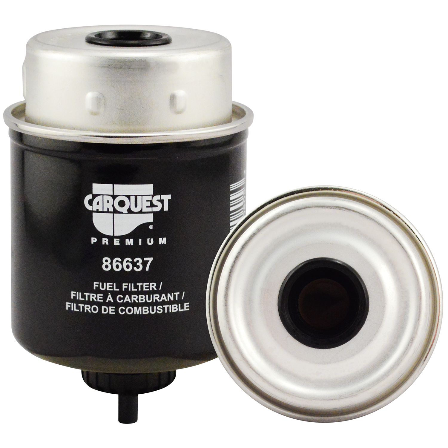 Carquest Premium Fuel Filter Fits Caterpillar, Perkins Engines; New Holland Tractors