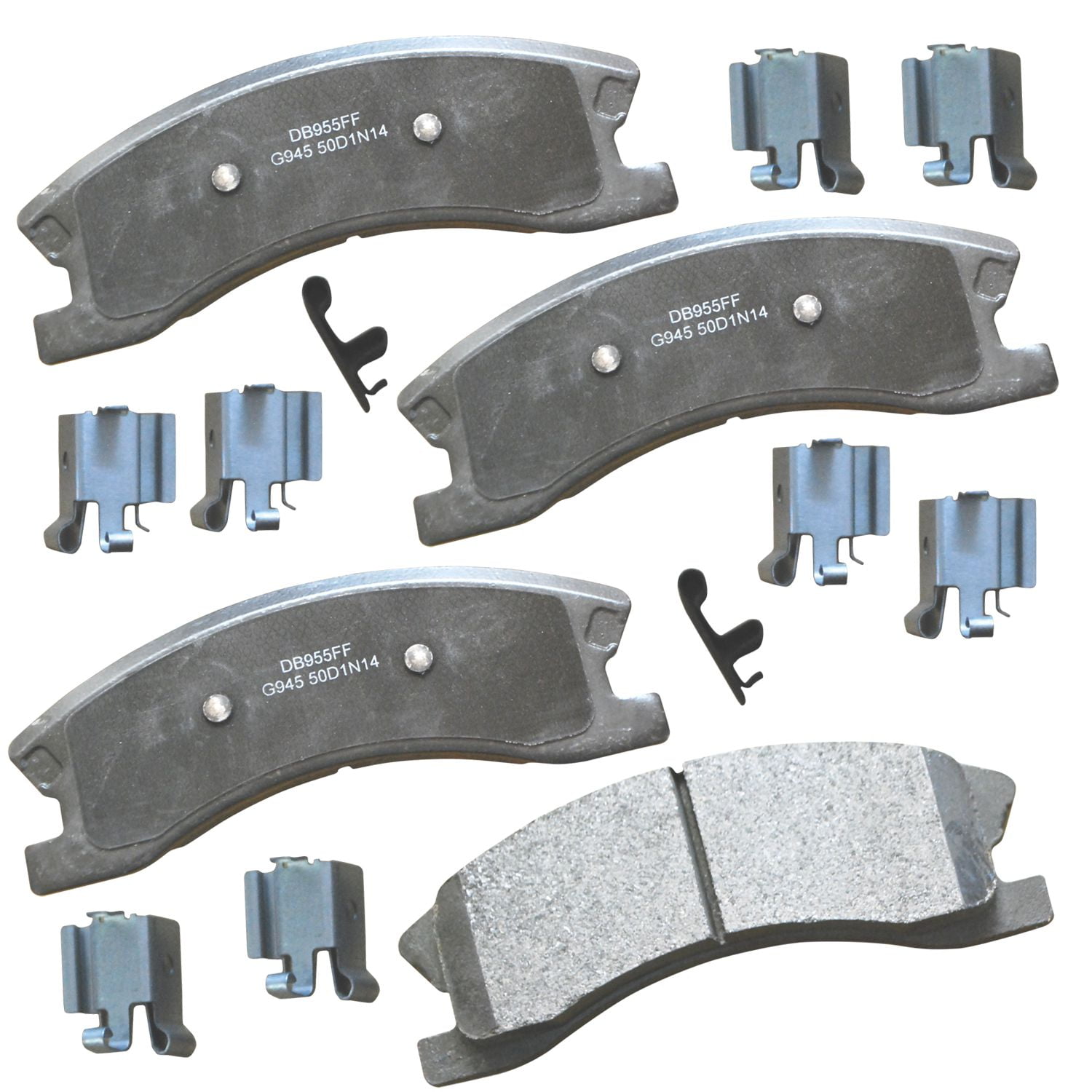 Carquest Premium Gold SemiMetallic Brake Pads Front (4Pad Set) Fits