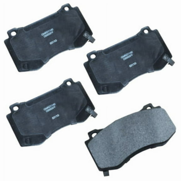 Carquest Premium Gold Semi-Metallic Brake Pads - Front (4-Pad Set)