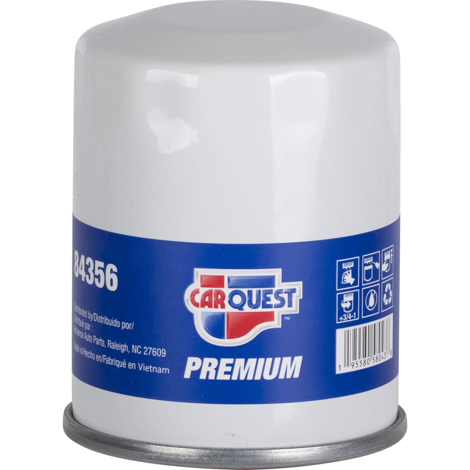 Carquest Premium Oil Filter 84356 Ideal for Synthetic Oil, Protection