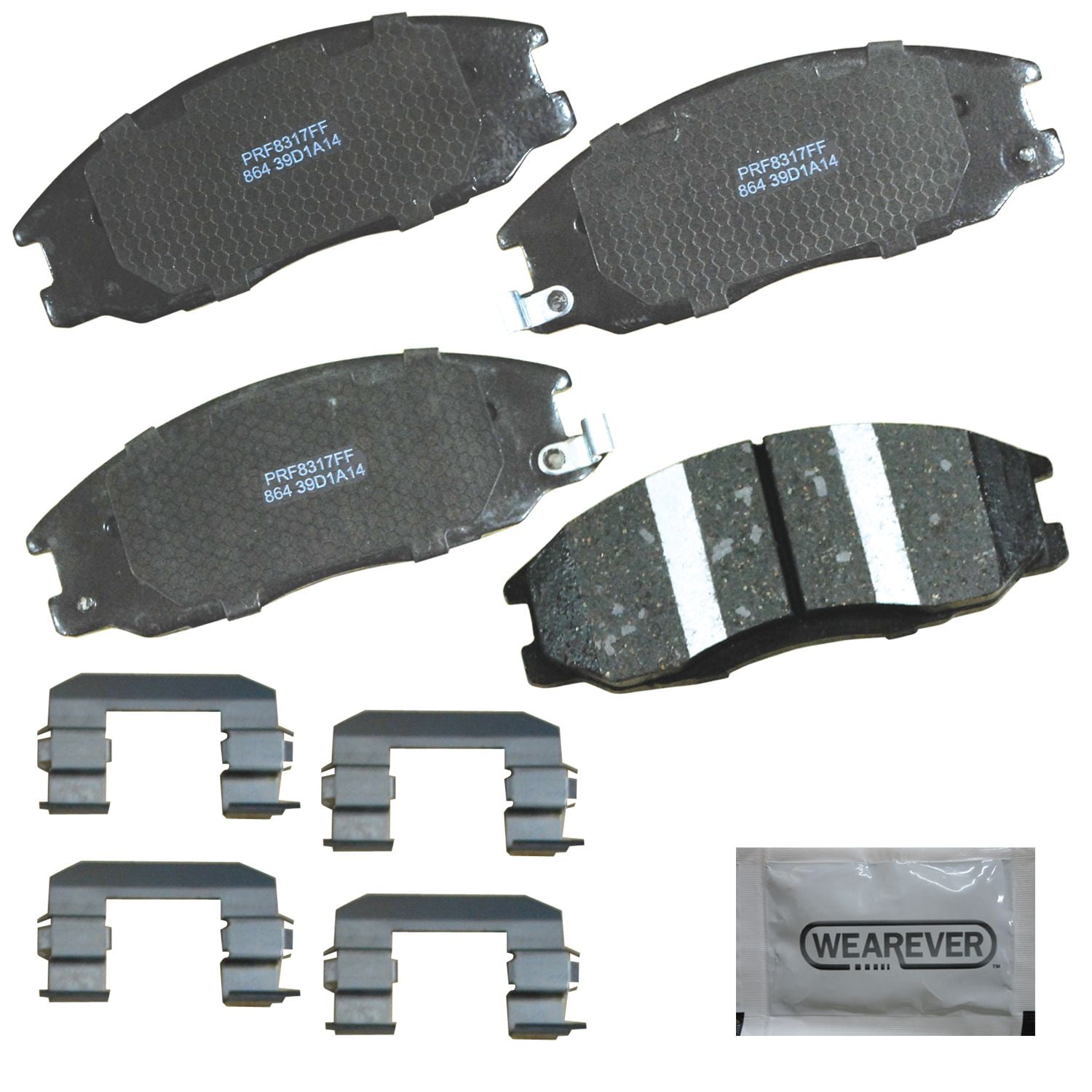 Carquest Professional Platinum Ceramic Brake Pads Front (4Pad Set