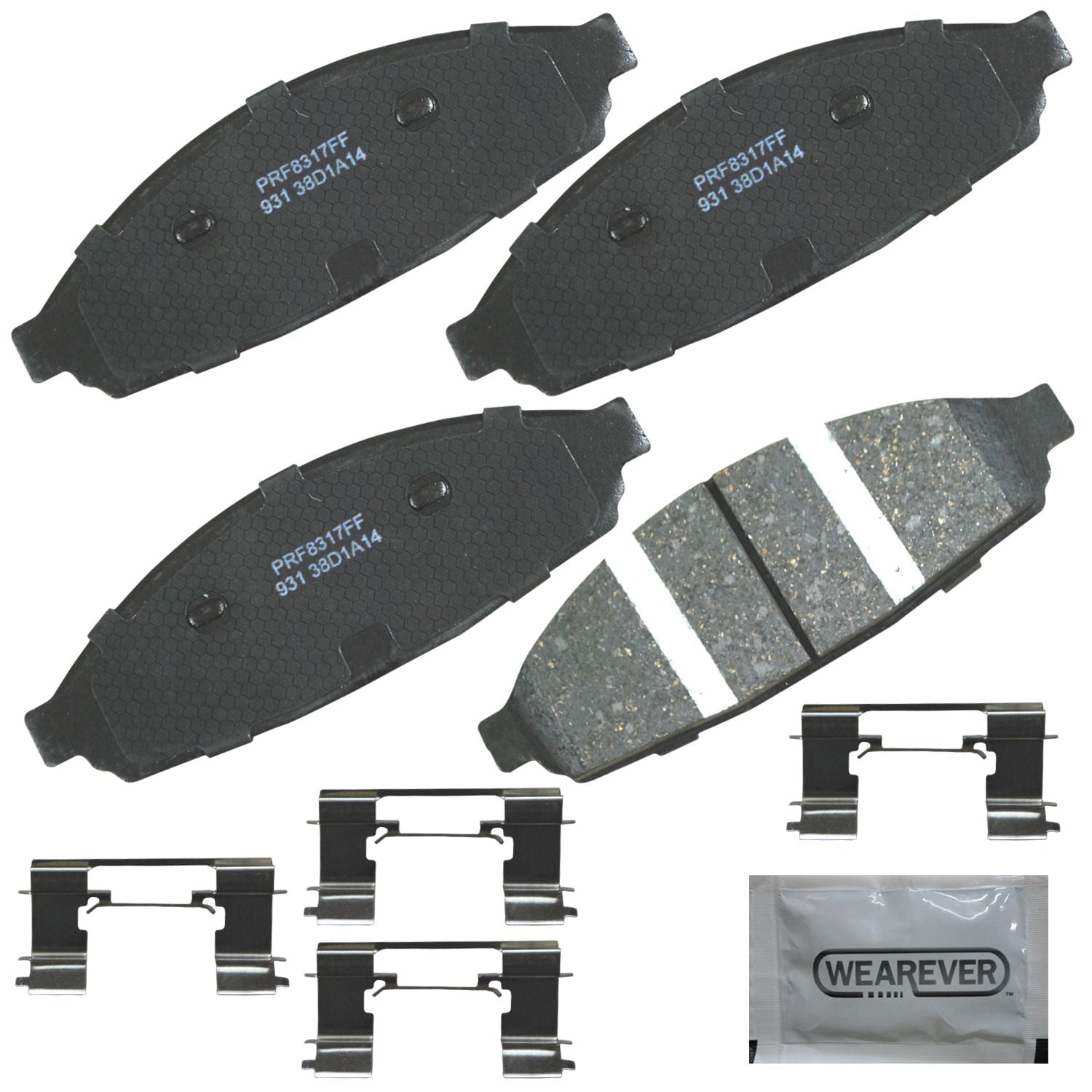 Carquest Professional Platinum Ceramic Brake Pads Front (4Pad Set