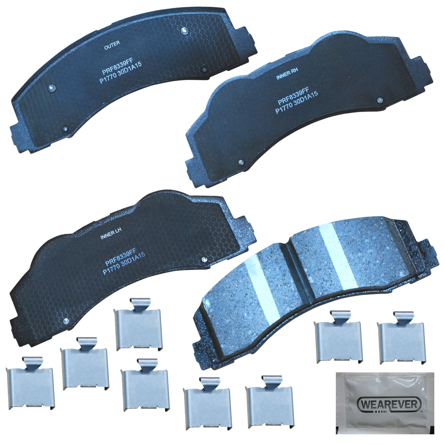 Carquest Professional Platinum Ceramic Brake Pads - Front (4-Pad