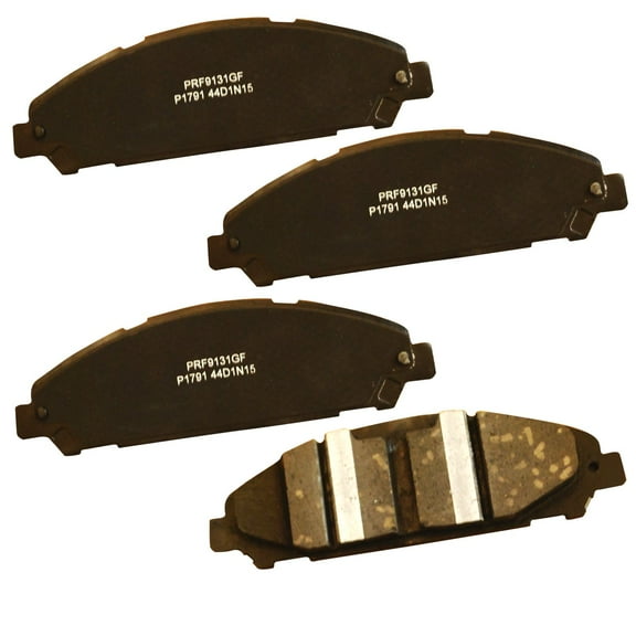 Carquest Professional Platinum Ceramic Brake Pads - Front (4-Pad Set)