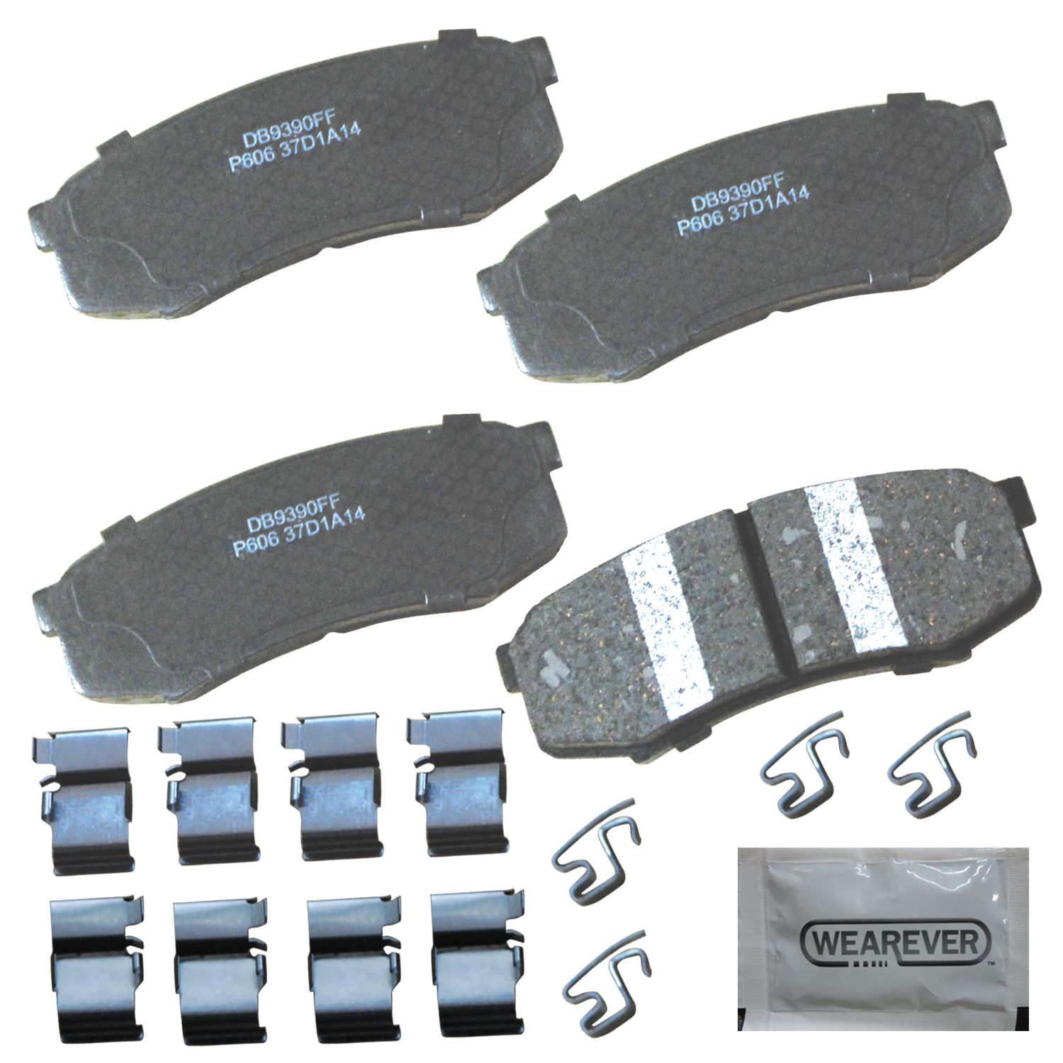 Carquest Professional Platinum Ceramic Brake Pads Rear (4Pad Set