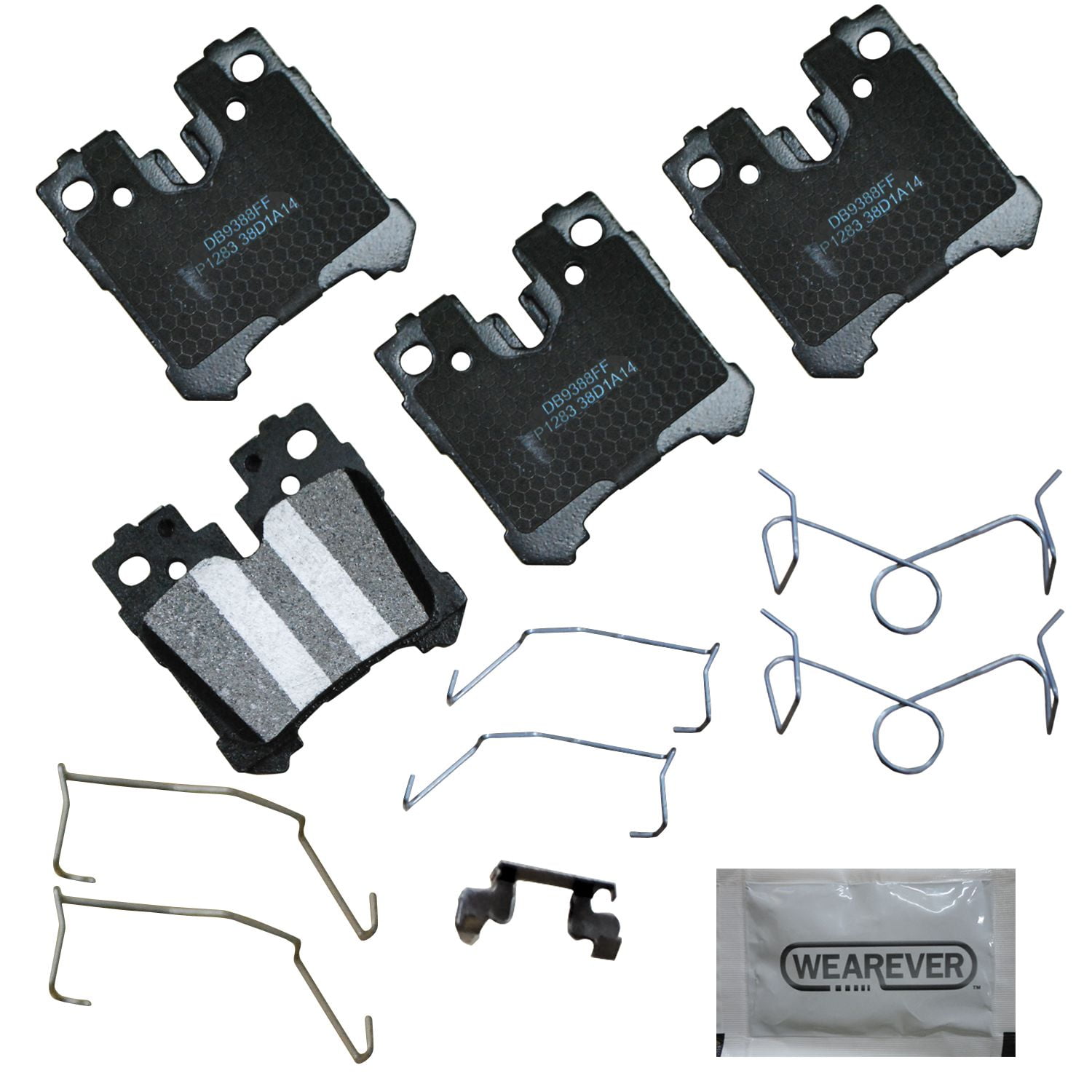 Carquest Professional Platinum Ceramic Brake Pads Rear (4Pad Set