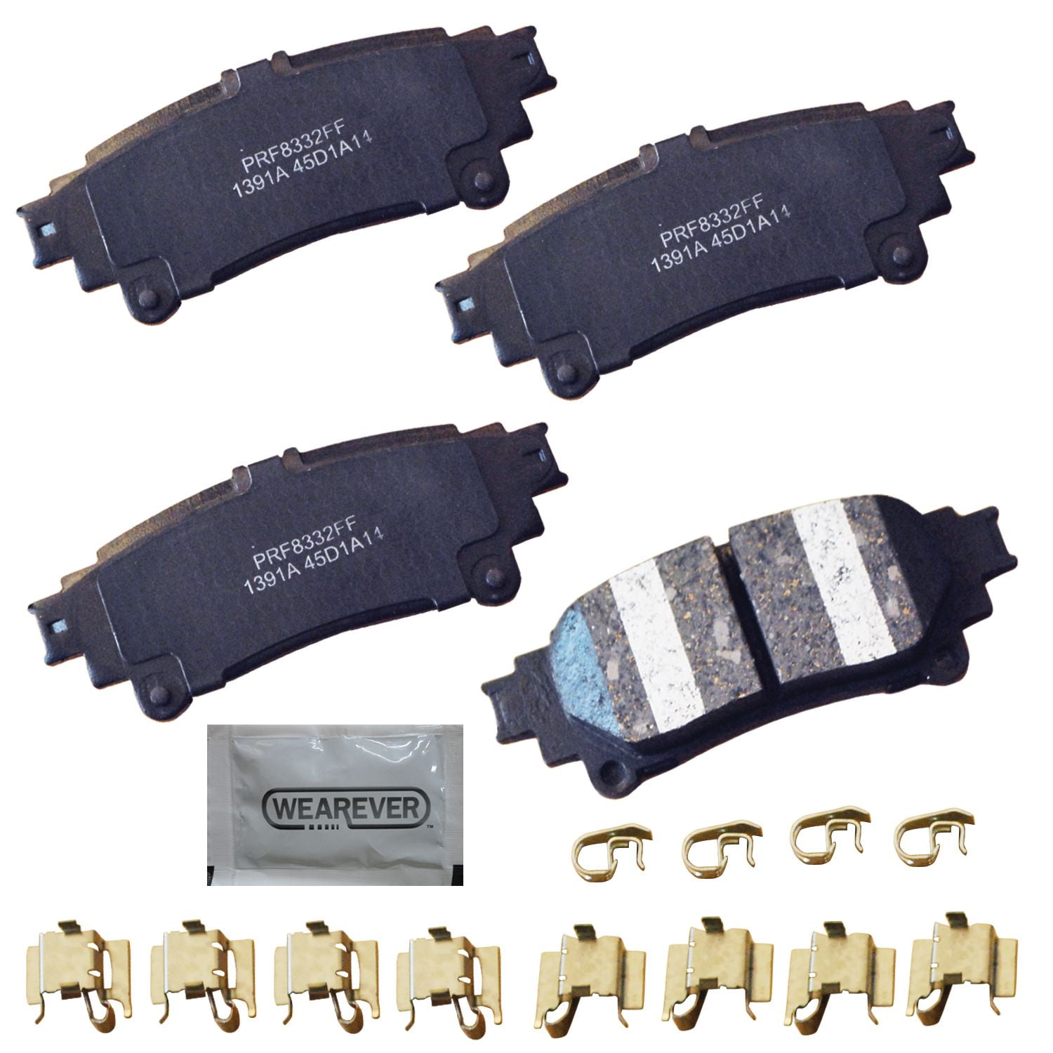 Carquest Professional Platinum Ceramic Brake Pads Rear (4Pad Set
