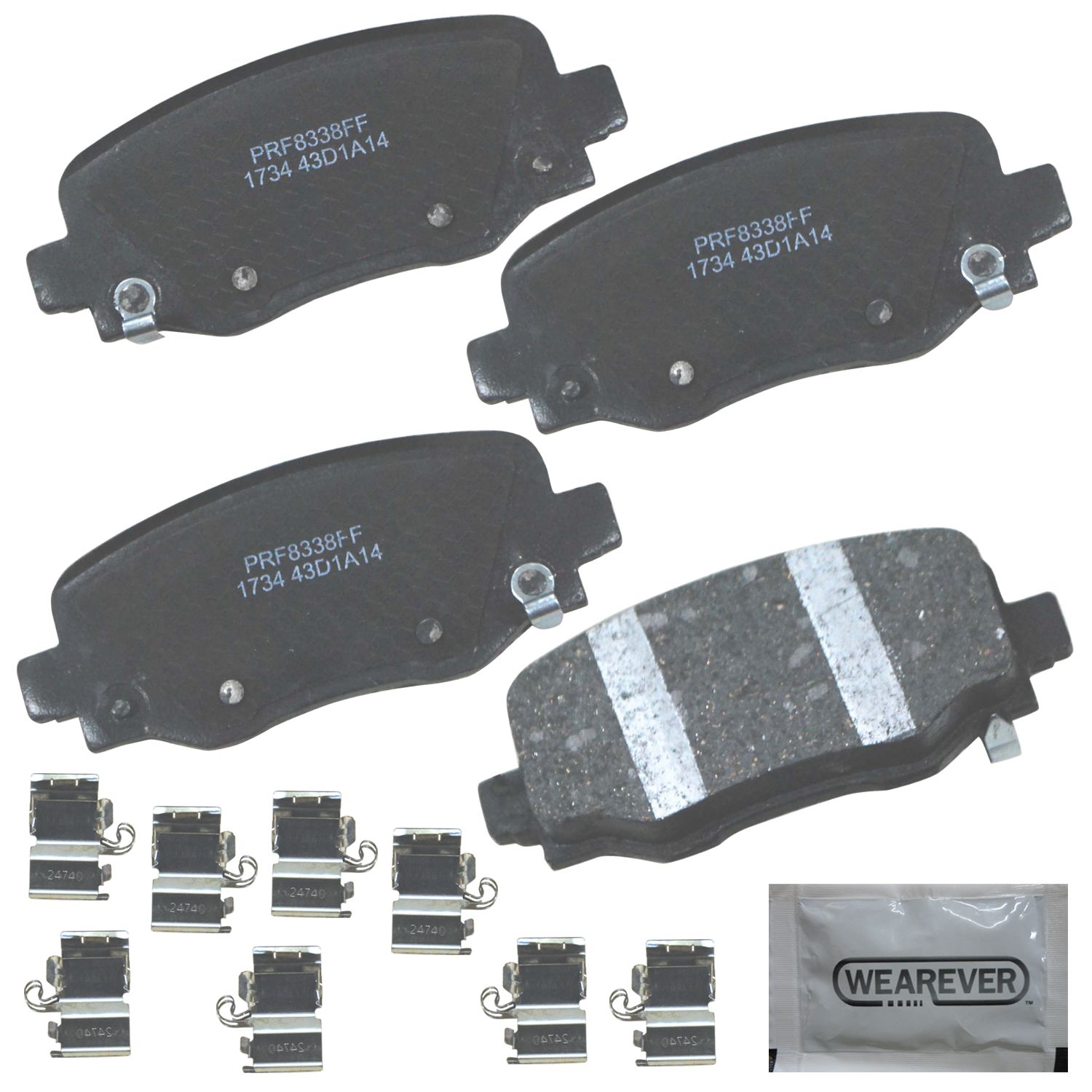Carquest Professional Platinum Ceramic Brake Pads Rear (4Pad Set