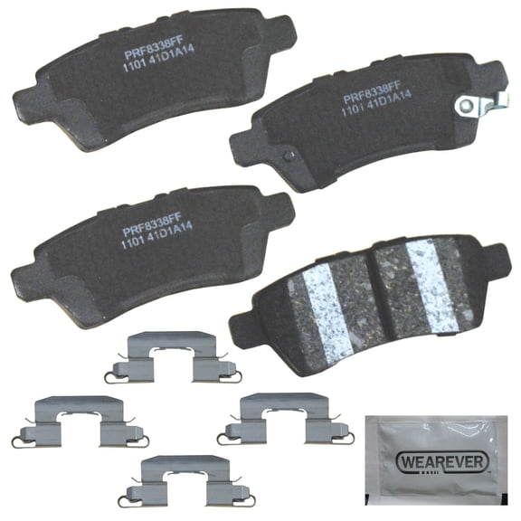 Carquest Professional Platinum Ceramic Brake Pads - Rear (4-Pad Set)