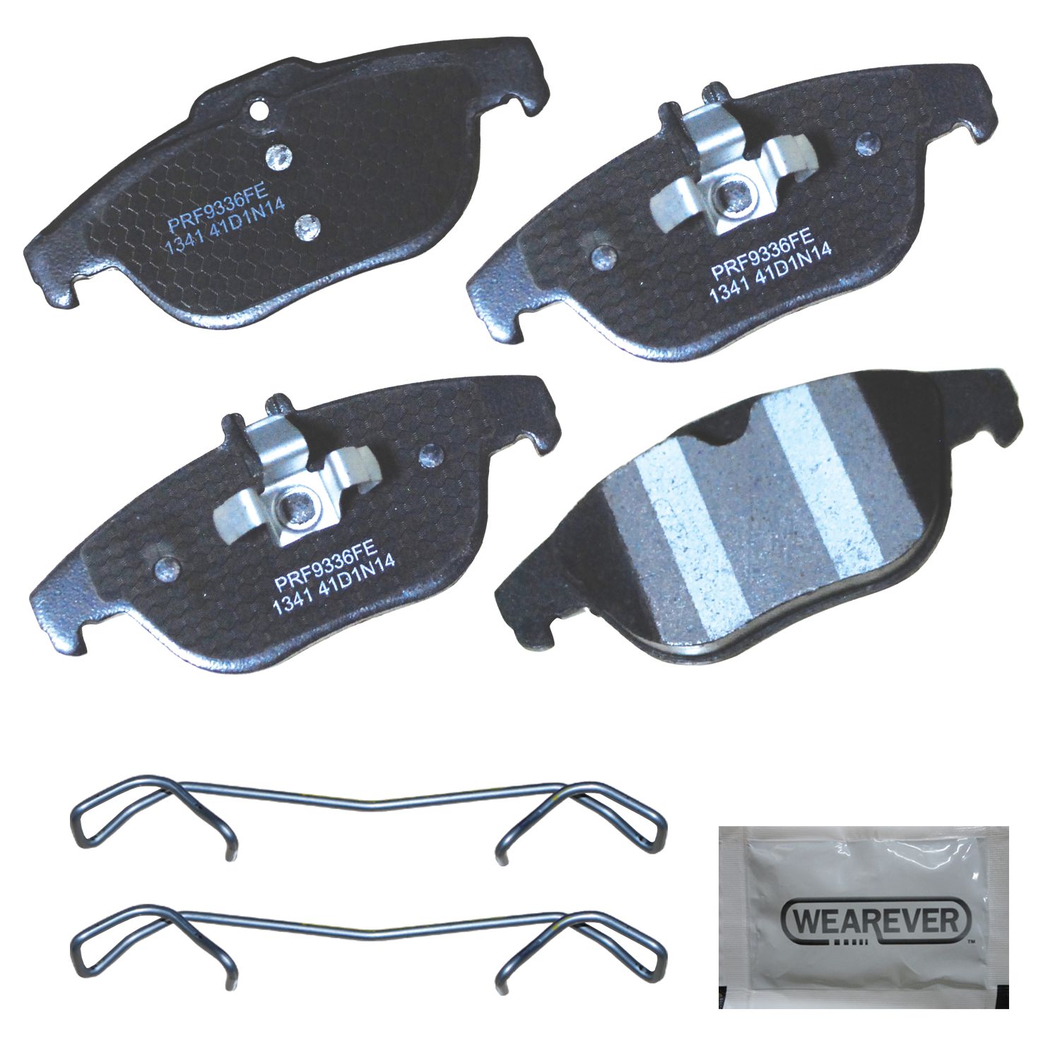 Carquest Professional Platinum SemiMetallic Brake Pads Rear (4Pad Set) Fits select 2010