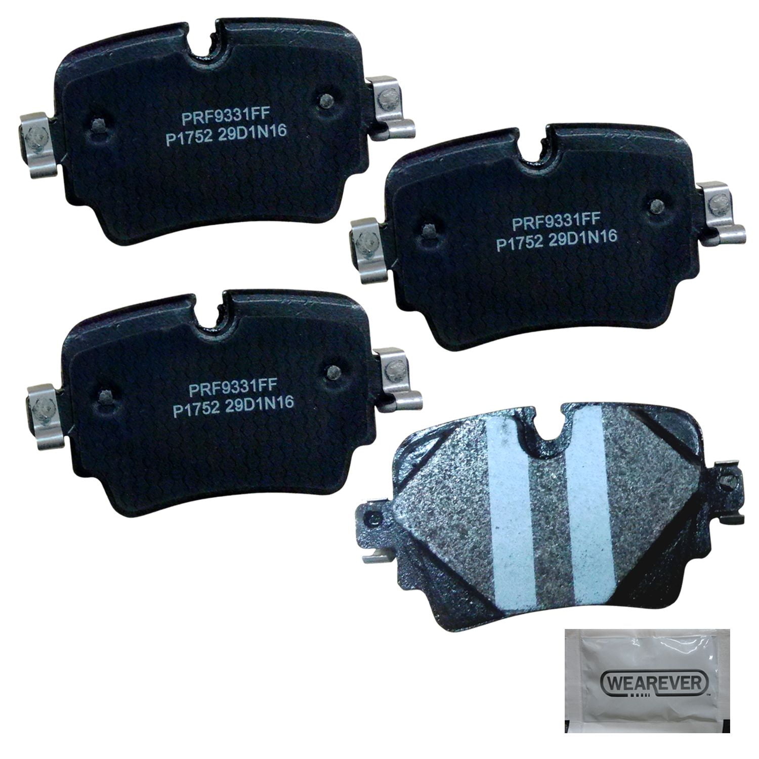 Carquest Professional Platinum SemiMetallic Brake Pads Rear (4Pad