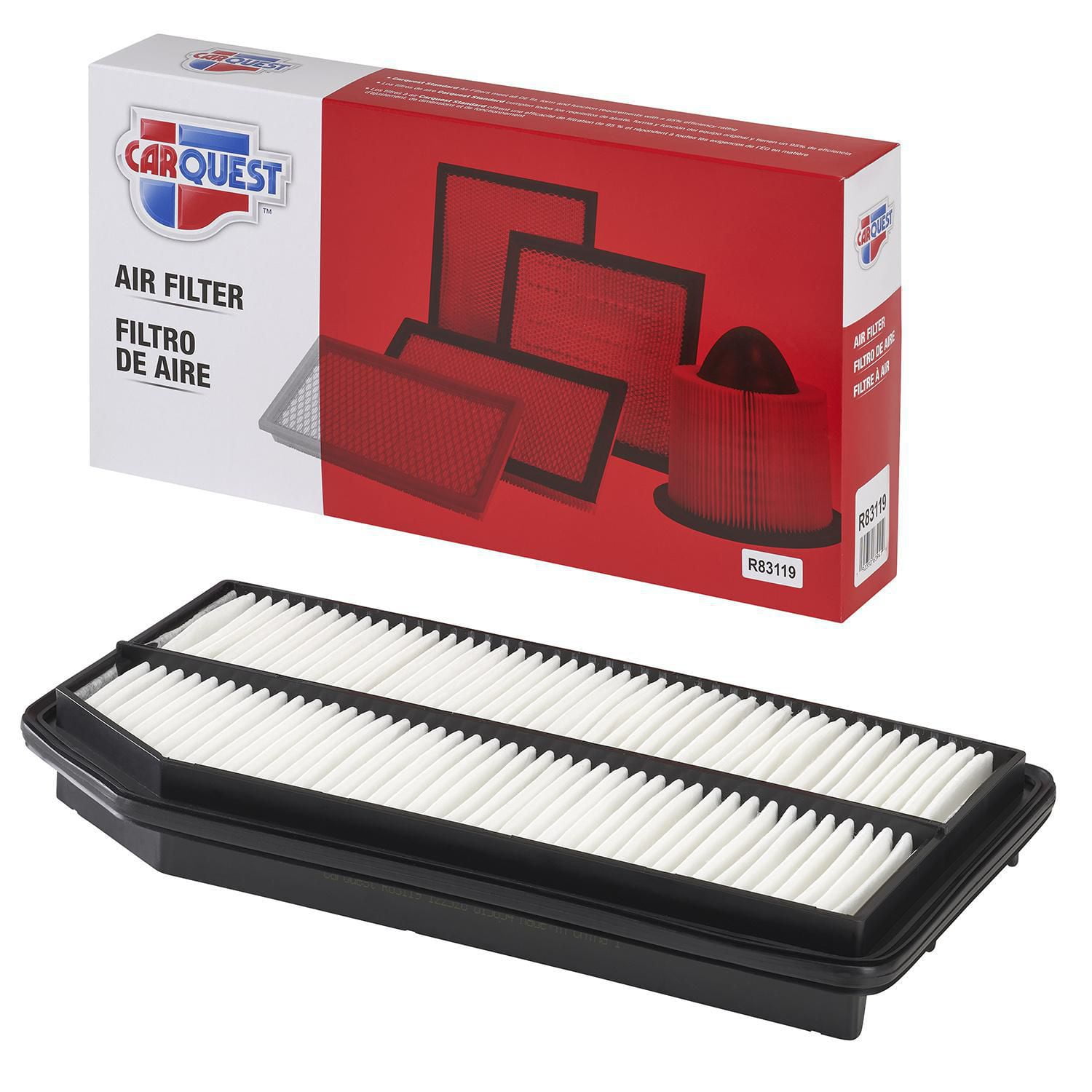 Carquest Standard Engine Air Filter R83119 Meets Original Equipment