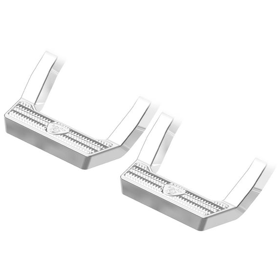 Carr 111252 Ld Step; Assist/Side Step; Xm3 Polished; Pair Fits select: 2018-2019,2021 JEEP WRANGLER UNLIMITED
