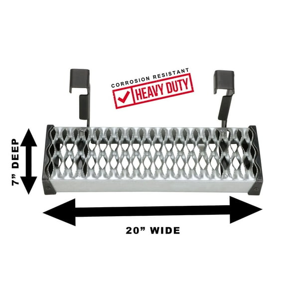 Carr 1312401 Maxgrip Side Step - Galvanized