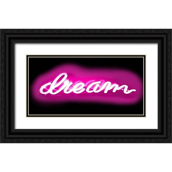 Carr, Hailey 18x11 Black Ornate Wood Framed with Double Matting Museum Art Print Titled - Neon Dream PB