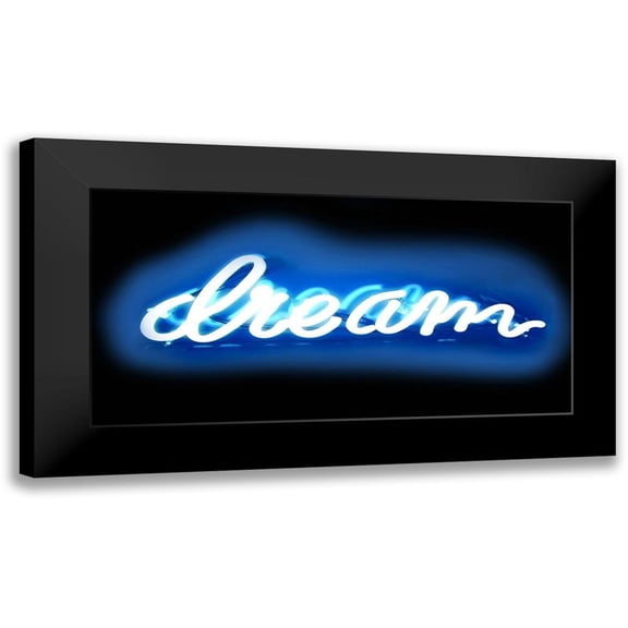 Carr, Hailey 24x14 Black Modern Framed Museum Art Print Titled - Neon Dream BB