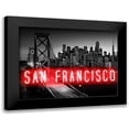 thumbnail image 1 of Carr, Hailey 24x19 Black Modern Framed Museum Art Print Titled - Neon San Francisco RB, 1 of 5