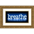 thumbnail image 1 of Carr, Hailey 32x18 Gold Ornate Wood Framed with Double Matting Museum Art Print Titled - Neon Breathe BB, 1 of 4