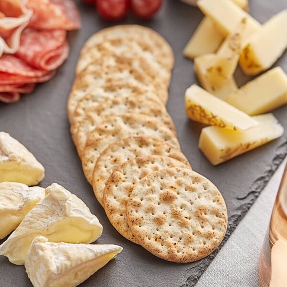 Carr's Table Water Roasted Garlic and Herb Crackers 4.25 oz. Box - 12/Case