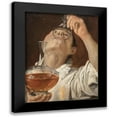 thumbnail image 1 of Carracci, Annibale 20x24 Black Modern Framed Museum Art Print Titled - Boy Drinking, 1 of 5