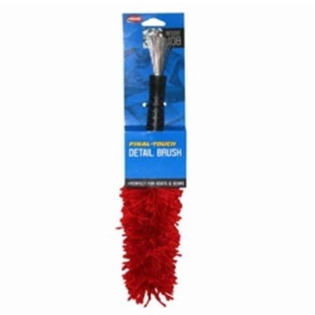 Carrand 93044 2-in-1 Car Detail Brush , Black