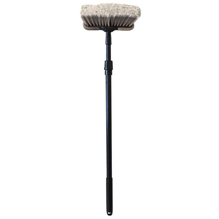 Boars' Hair Wash Brush and Telescoping Pole