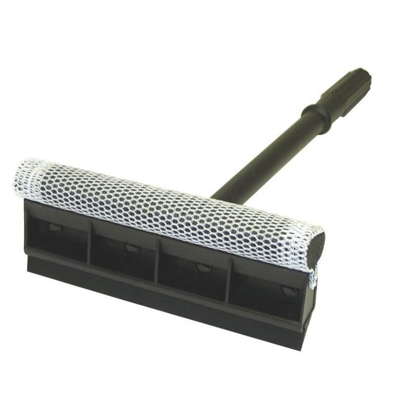Carrand CRD9266 Window Squeegee, 8 in. EPDM Blade & Heavy Duty Sponge with Nylon Net, 15 in. Plastic Handle