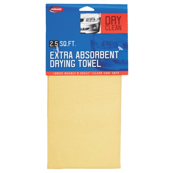 Carrand Synthetic Chamois, Extra Absorbent Drying Towel
