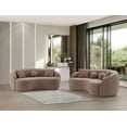 thumbnail image 1 of Carrara Mocha Boucle Sofa & Loveseat, 1 of 9