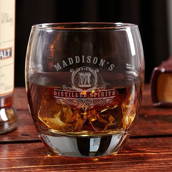 Carraway Monogram Personalized Cocktail Glass