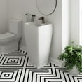 thumbnail image 1 of Carre One Piece Pedestal Sink, 1 of 11