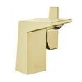 thumbnail image 1 of Carre Single Hole, Single-Handle, Bathroom Faucet in Brushed Gold, 1 of 12