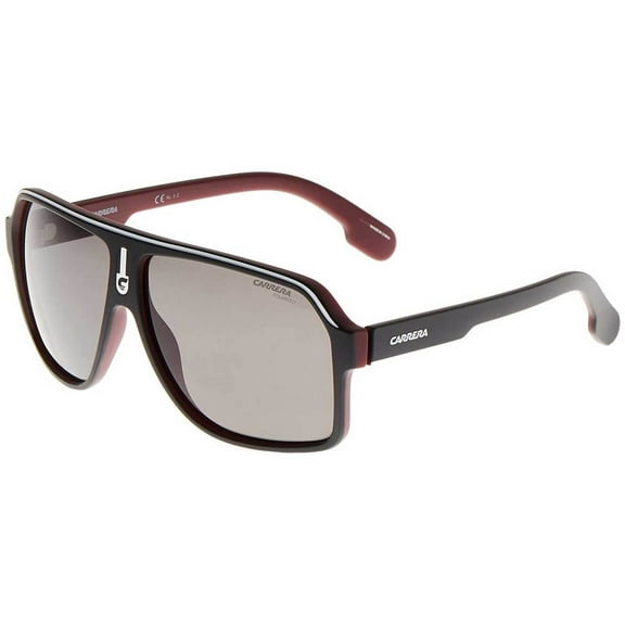 Carrera Navigator Sunglasses 1001/S BLXM9 Black/Red Polarized 62mm