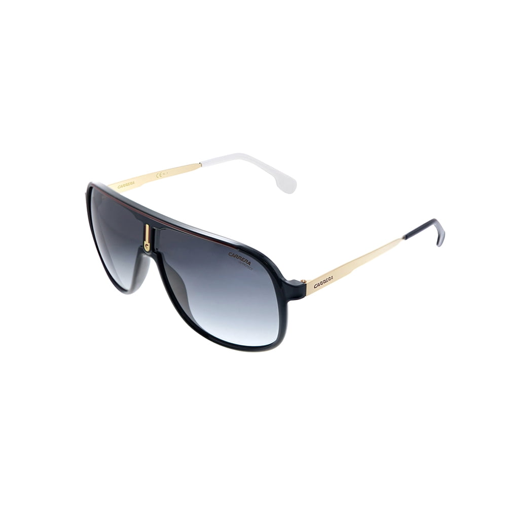Carrera 1007/S Plastic Unisex Pilot Sunglasses Black 62mm Adult