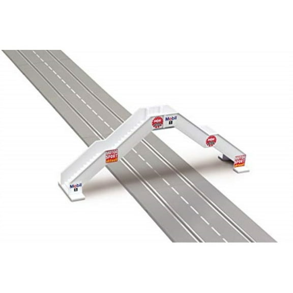 Carrera 21119 Footbridge Realistic Scenery Accessory for Slot Car Race Track Sets, White