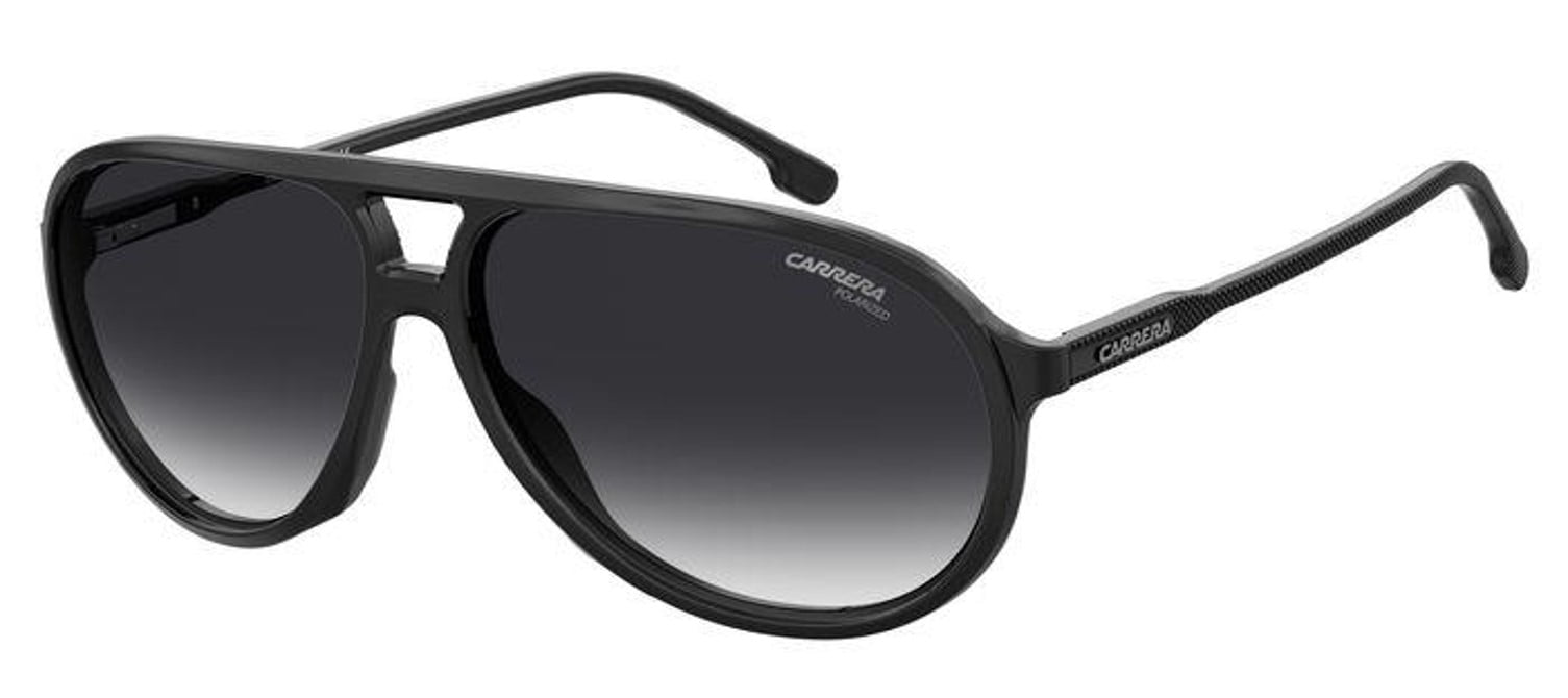 Carrera Men's Black Aviator Sunglasses with Gradient Lens - CA237S-0807-9O