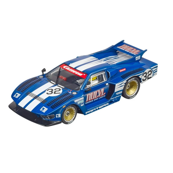 Carrera 27671 De Tomaso Pantera No.32 1:32 Scale Analog Slot Car Racing Vehicle for Carrera Evolution Slot Car Race Tracks