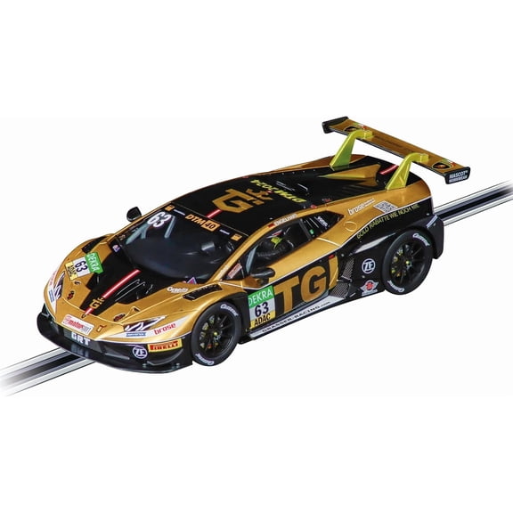 Carrera 27814 Lamborghini Huracn GT3 Evo2 GRT Grasser Racing, No.63 DTM 2024 1:32 Scale Evolution Analog Slot Car