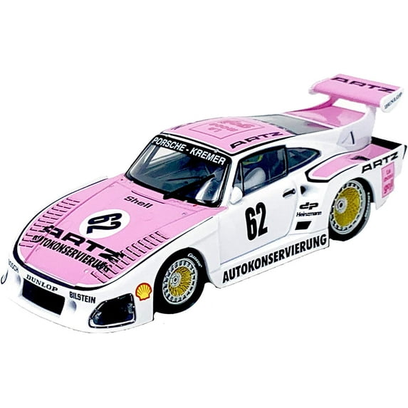 Carrera 30929 Porsche Kremer 935 K3 No. 62 DRM Norisring 1981 1:32 Scale Digital Slot Car Racing Vehicle for Carrera Digital Slot Car Race Tracks