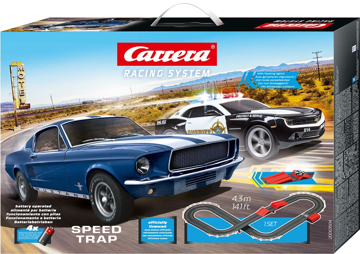 Carrera Digital 132 Ford Fastbacks Slot Car Race Set featuring Two Ford  Mustang GT 1:32 Scale Race Cars 