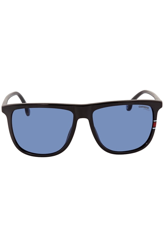 Blue Rectangular Men's Sunglasses 218/S 0D51 KU 58