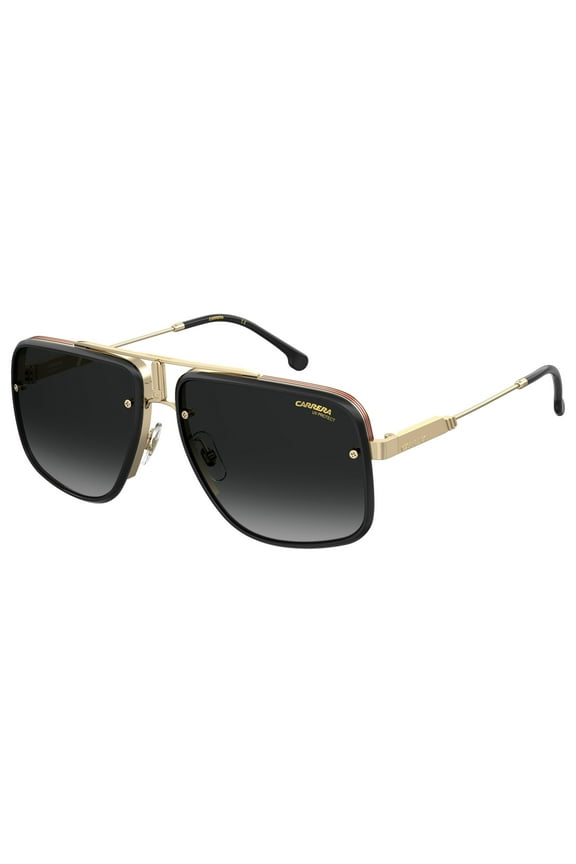 CA GloryII Metal Unisex Rectangle Sunglasses Gold/Black 59mm Adult