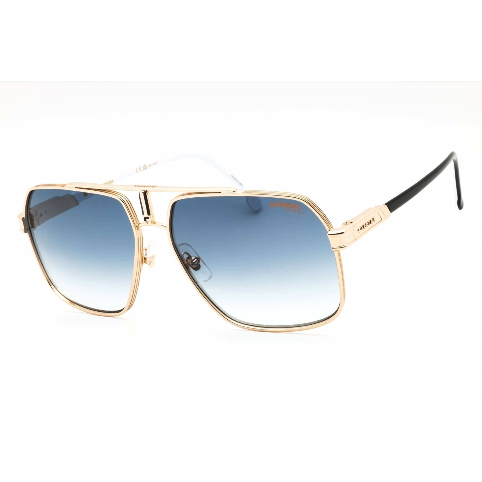 Carrera Clear Champagne Frame Sunglasses with Blue Gradient Lenses Carrera 1061/S Crystal Clear Luxury Gradient Sunglasses for  main image 2